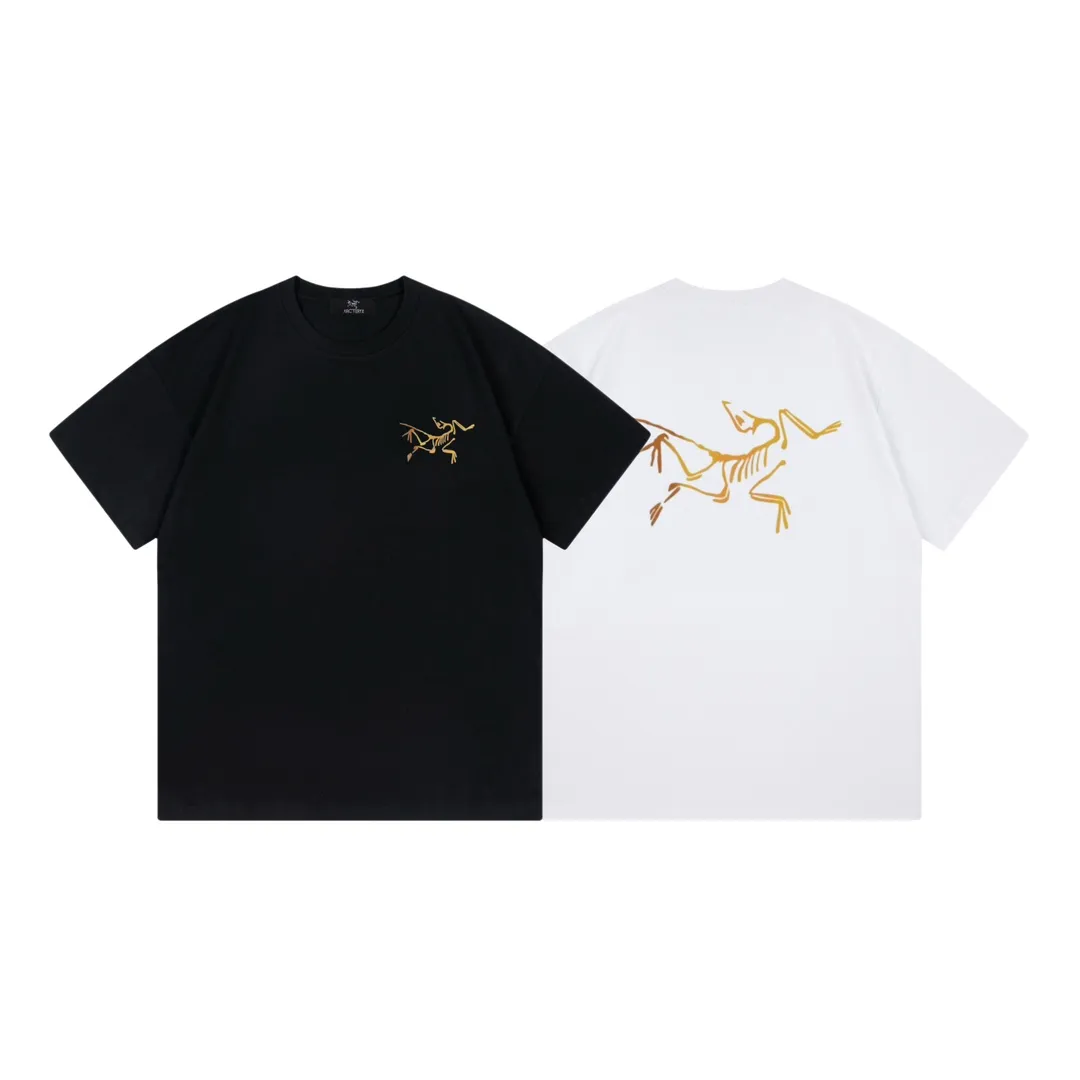 ARC TERYX 2025New Arrival logo Same Style t 100％ 32 ：White Size：XS S M L